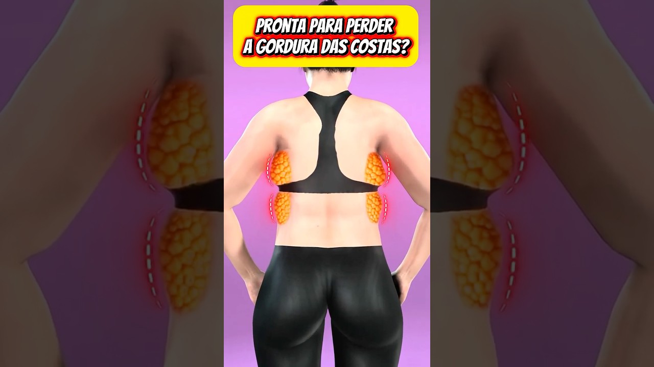 🔥 3 MOVIMENTOS QUE SECAM A GORDURA DAS COSTAS EM CASA 🔥