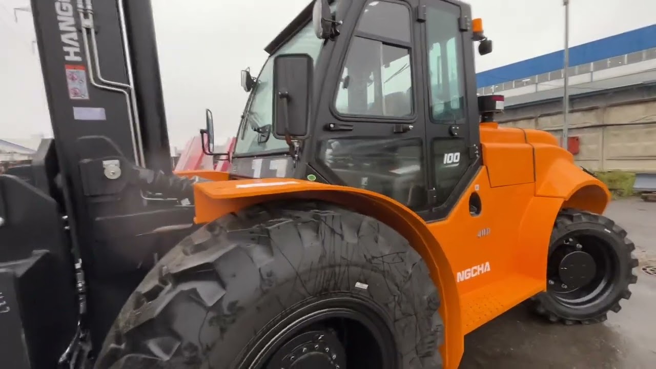 Обзор #15 OFFROAD 10 ТОНН Вилочный погрузчик повышенной проходимости HANGCHA CPCD100-XW70C-RT4 4x4