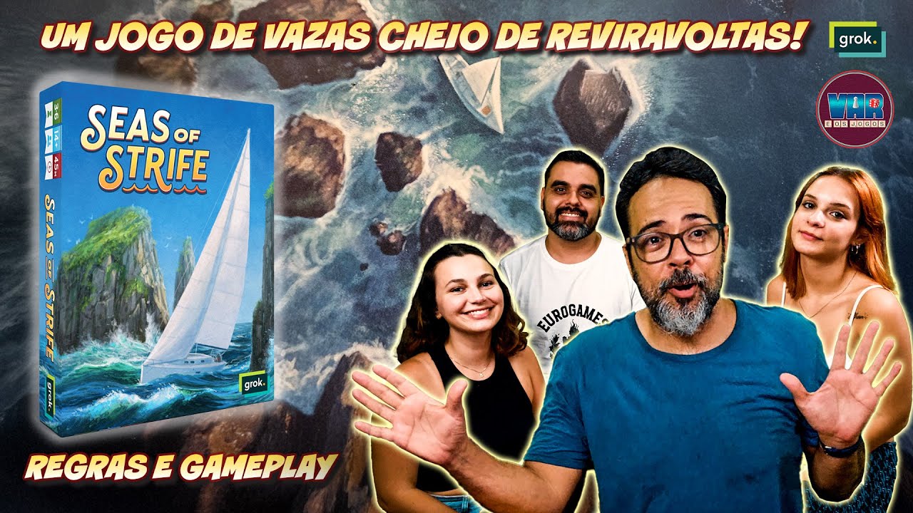SEAS OF STRIFE - Um jogo de vazas cheio de reviravoltas | Regras e gameplay