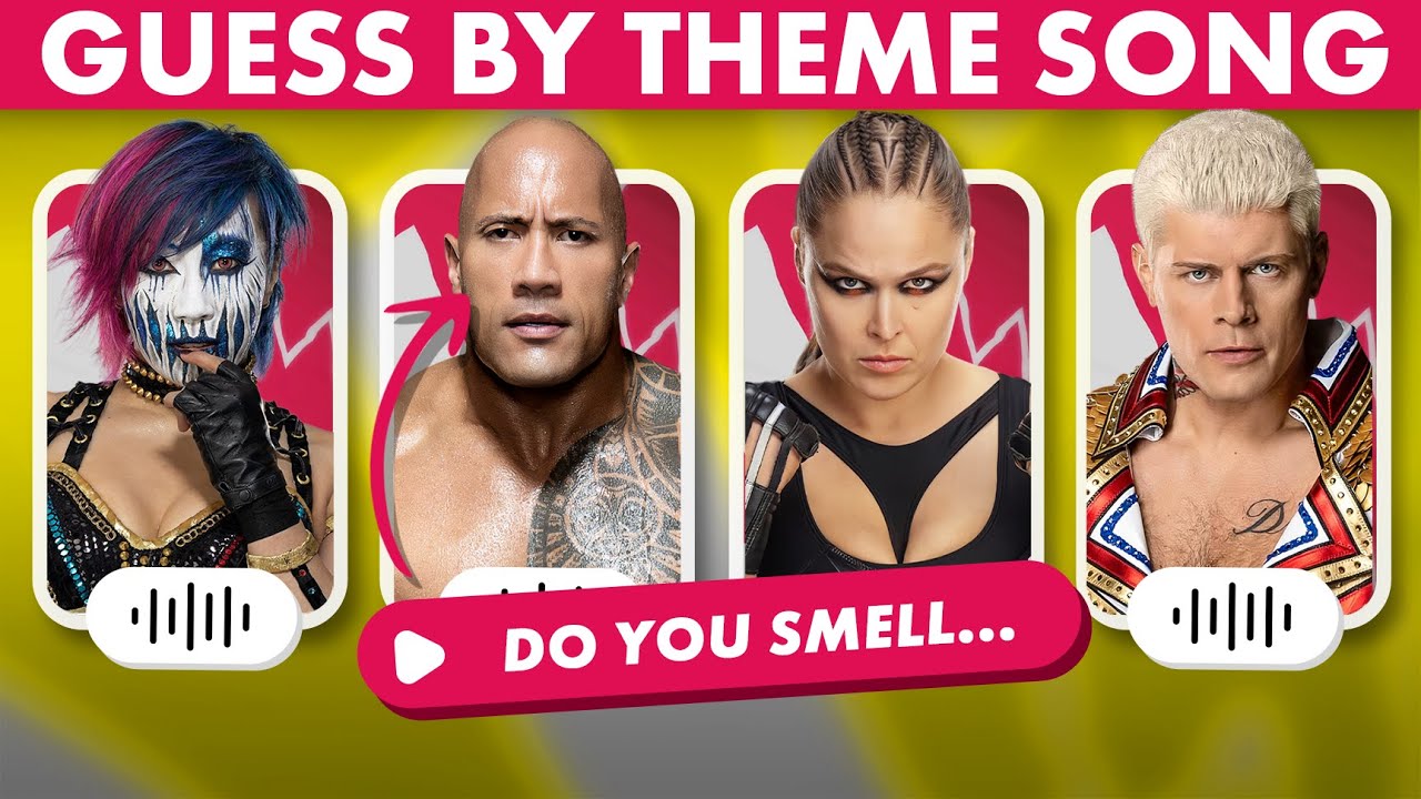 ARE YOU A TRUE WWE FAN? 🤔 GUESS THE THEME SONGS OF LEGENDARY WWE SUPERSTARS 🔊