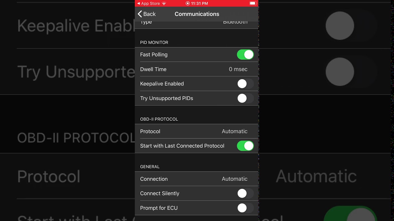 OBDLink Application Setup