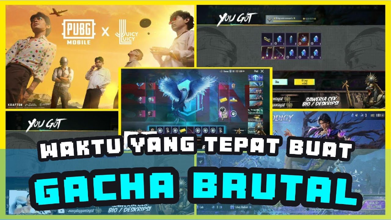 GACHA BRUTAL VOICE PACK JUICY LUICY | WITHERBLOOM PRODIGY | NEW SKIN HOLLA BUDDY - PUBG Mobile