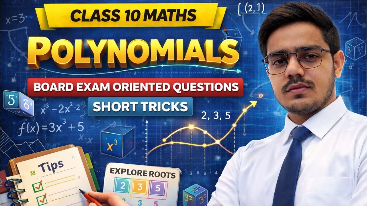 Polynomials Class 10 Maths One Shot 🚀 | All Concepts, Board Questions & Tricks | THE THINKERS 1729