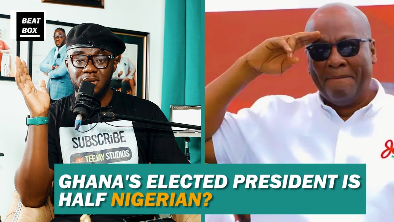 Ghana's elected President is half Nigerian & half Ghanaian.?