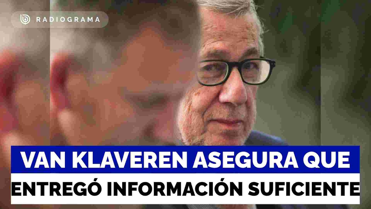Van Klaveren asegura que entregó 