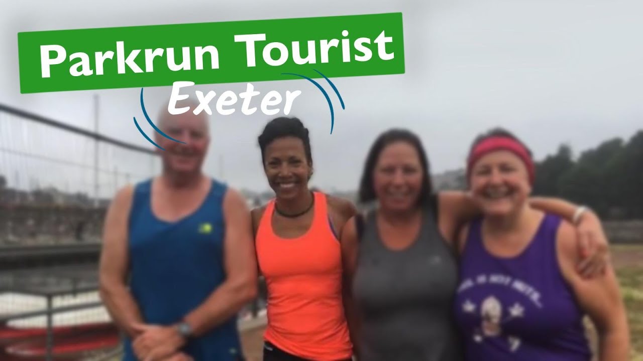 Kelly runs the Exeter parkrun