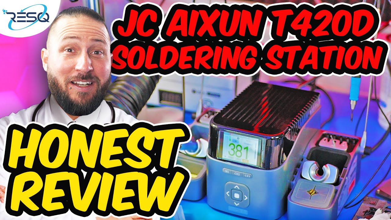 🤔 ОБЗОР НОВОЙ ПАЯЛЬНОЙ СТАНЦИИ JC Aixun T420D И JBC - Logicboard для Google Pixel 4a - Dr. Ben