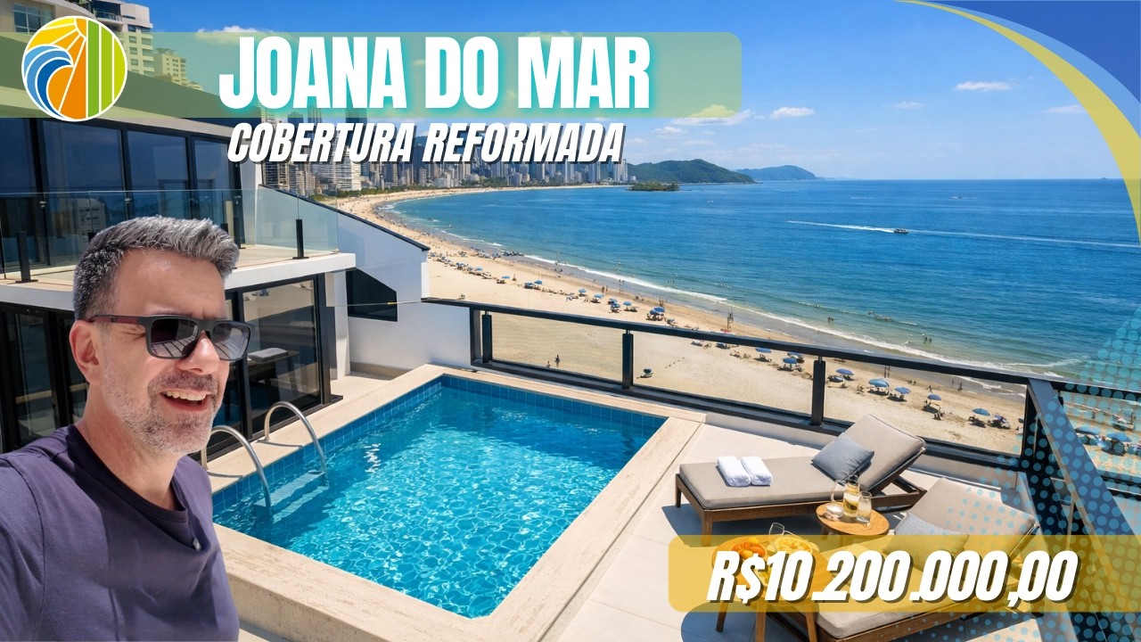 Joana do Mar. Enfim nossa cobertura ficou pronta! São 528m² de frente para o mar de Baln Camboriu