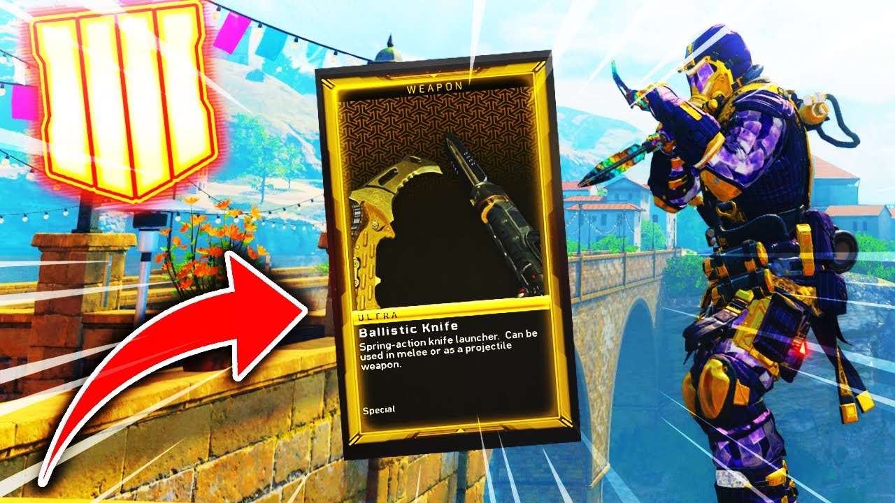 the BALLISTIC KNIFE is BACK in Call of Duty Black Ops 4!