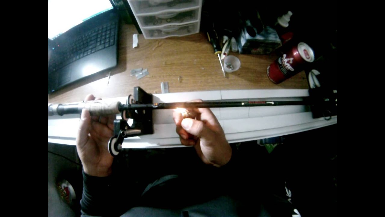 How to remove epoxy from fishing rod