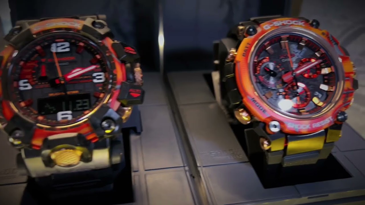 G-Shock 40th Anniversary Mudmaster GWG-2040FR-1A and MTG-B3000FR-1A
