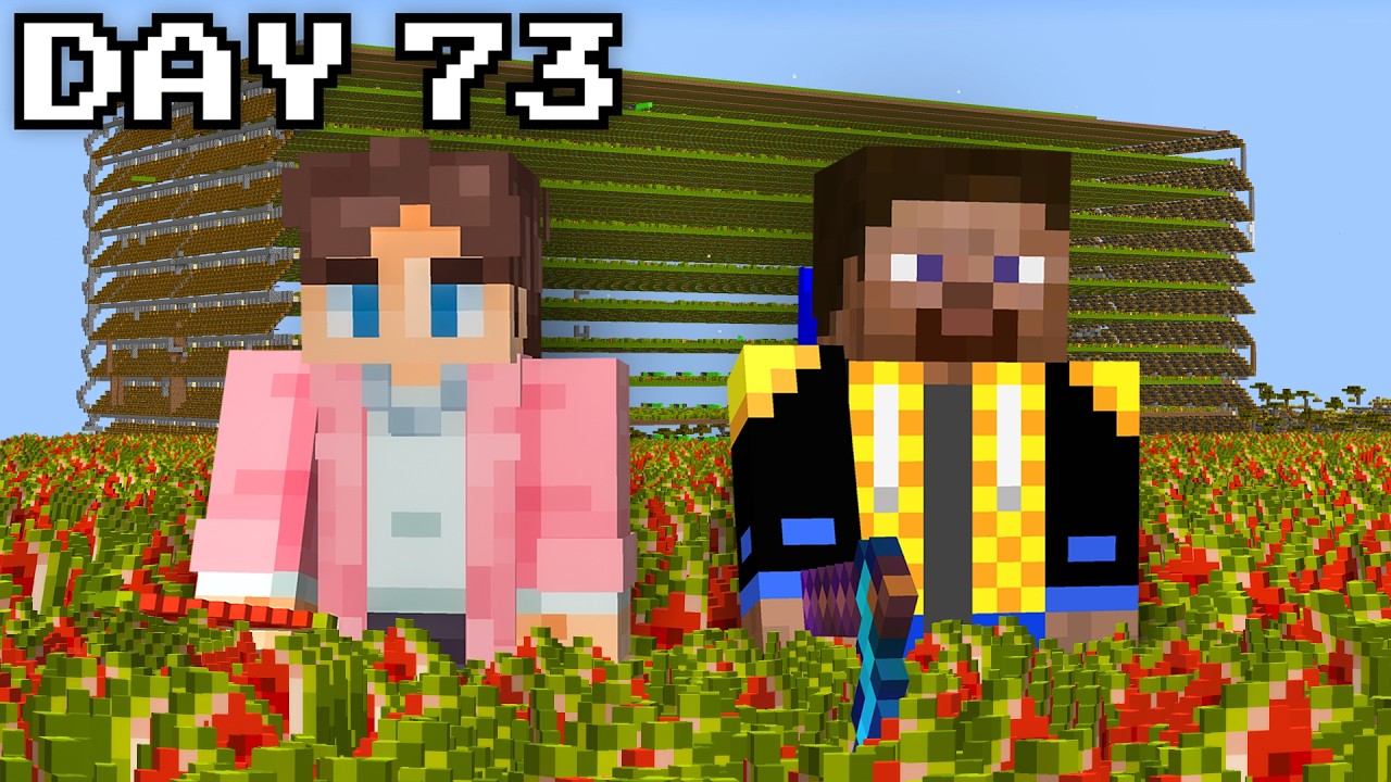 Farming 100,000,000 Melons in 100 Minecraft Days