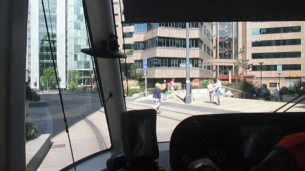 Midland Metro Driver's Eye View - Grand Central to Soho Benson Road