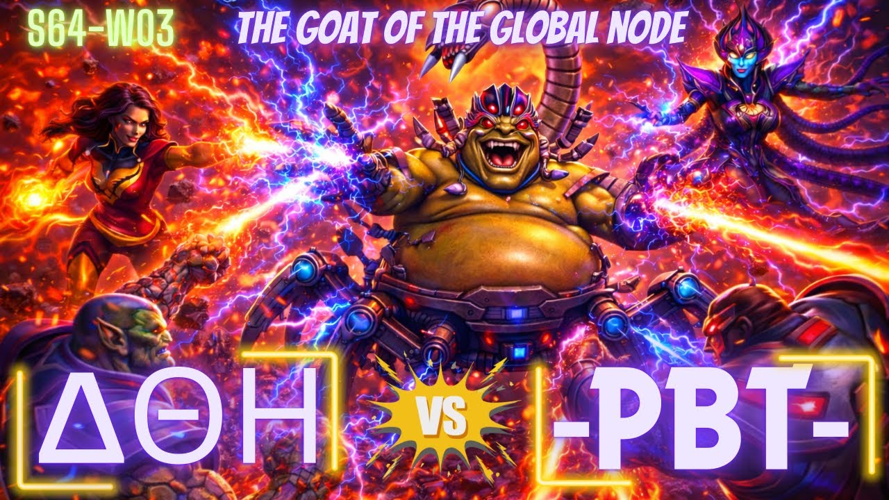 MOJO ES ILEGAL USARLO⚠️ | DESTROZA el Nuevo Nodo Global | ΔΘΗ VS -PBT- | S64-W03 | MCOC.