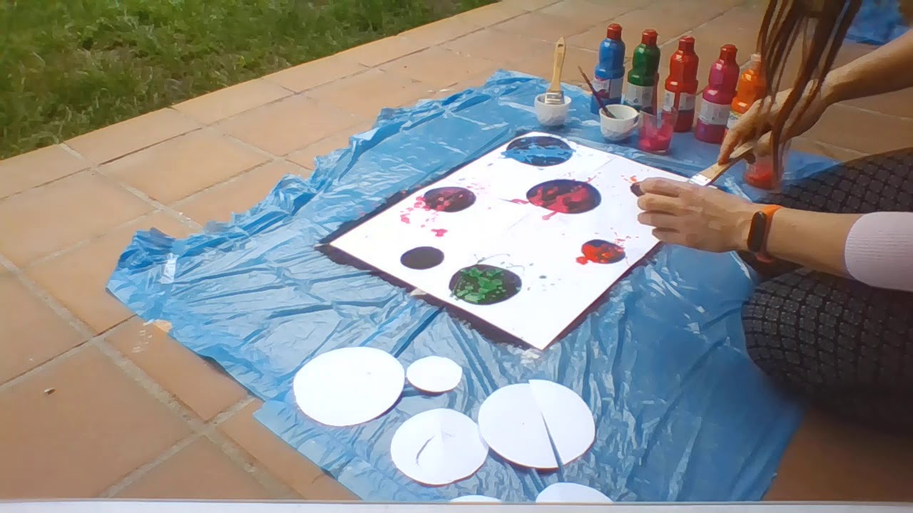 Week of Jackson Pollock: Spray Art ( The Universe) Preschool.