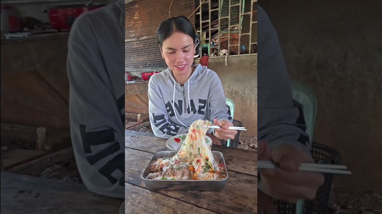 ត្រីចំហុយមីសួរ ឆ្ងាញ់😋