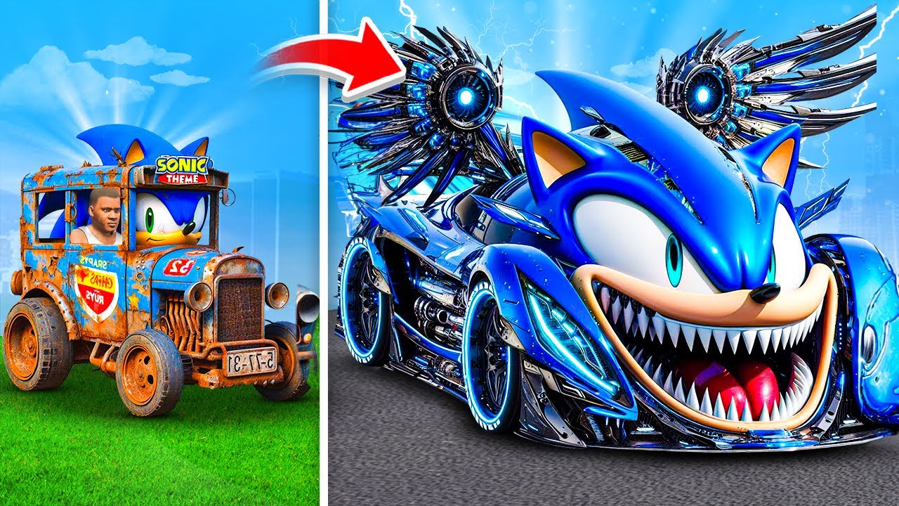 Upgrading SONIC CARS In GTA 5!