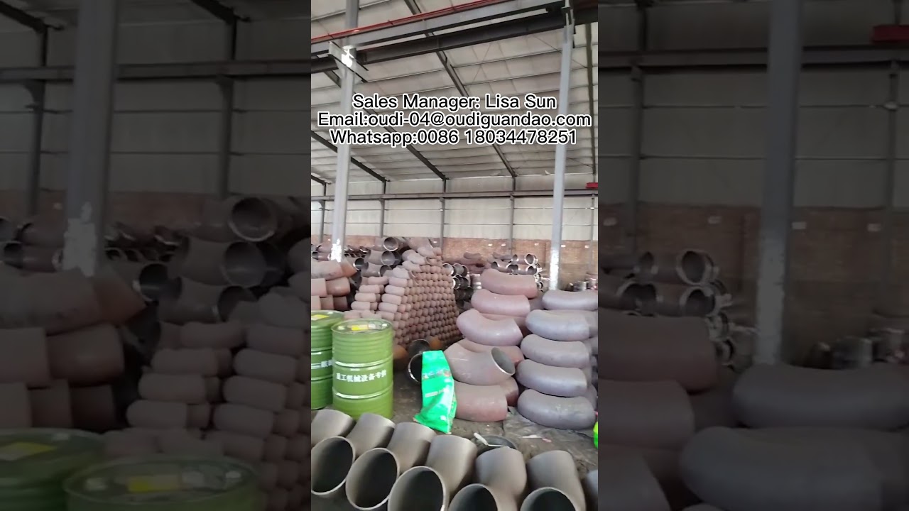 Long radius/short radius 90deg/45deg/180deg Carbon steel pipe fitting