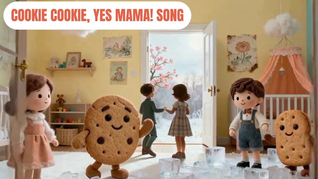 Cookie Cookie Yes Mama! 🍪 | Fun Nursery Rhyme for Kids | Learn & Sing