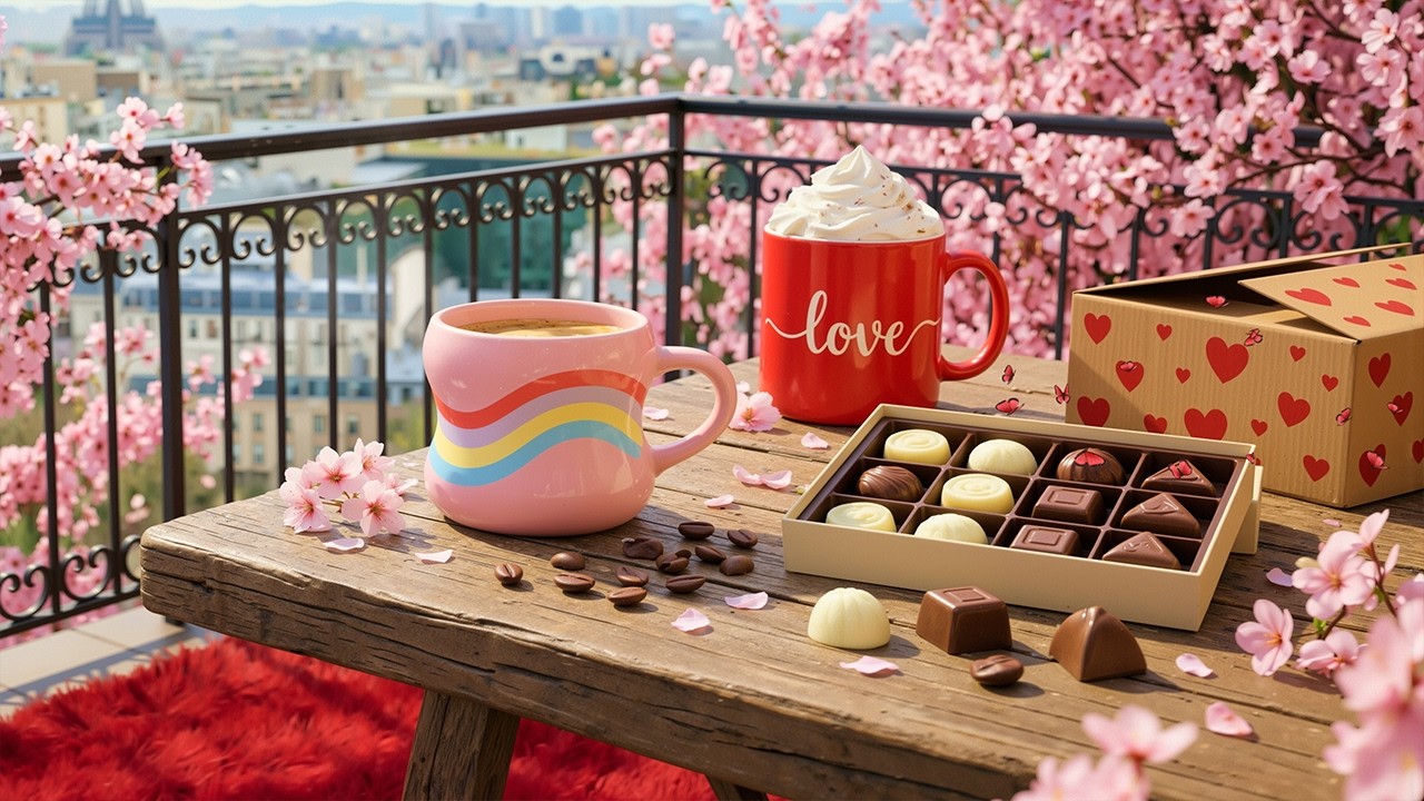 Relaxing Spring Jazz Cafe ☕ 途中広告なし｜2月の朝カフェで集中できるスタバ風BGM