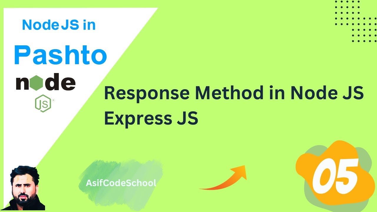 05 Response Method in Node js Express js | tutorial in pashto