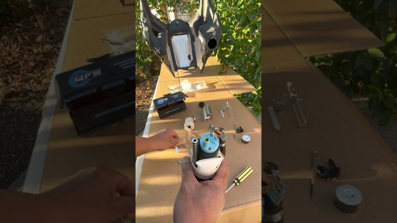 KTM 1090 Adventure R - Quantum Fuel Systems-fuel pump install - Part 2