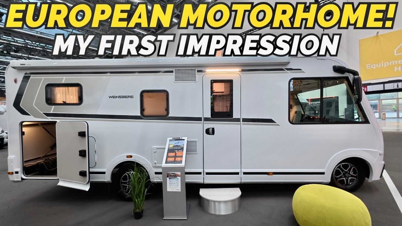 My FIRST IMPRESSION of European Motorhomes! 2026 Weinsberg CaraCore 700 MEG from Caravan Salon