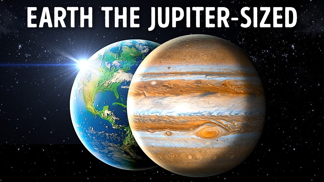 What Would Happen if the Earth Became Jupiter-SIZED?!