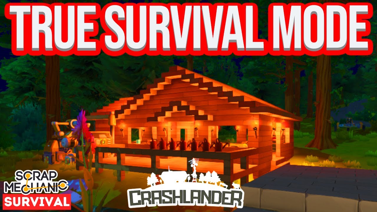 Scrap Mechanic Finally Has a Real Survival Mode (Crashlander Mod)