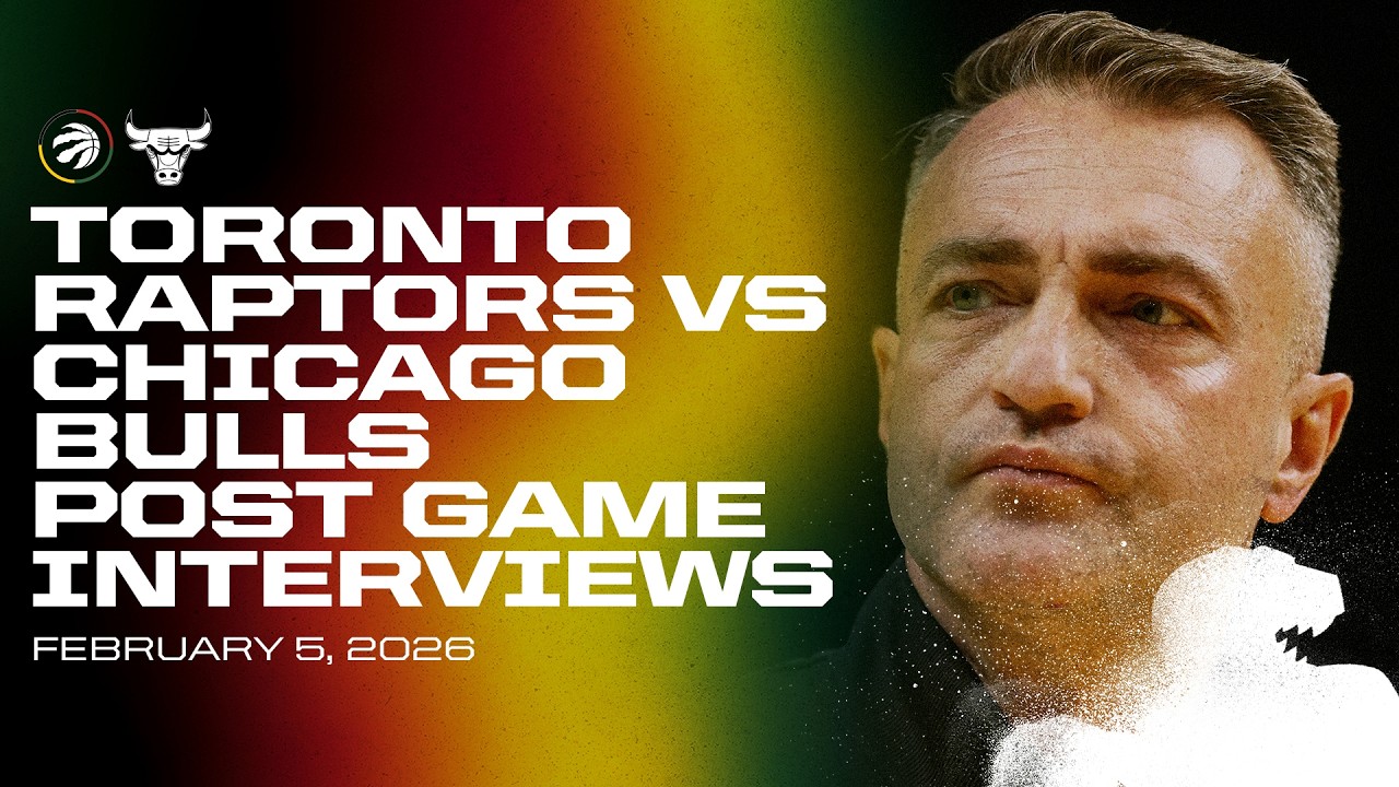 Toronto Raptors Full Media Availability | Post Game vs. Bulls | February 05, 2026