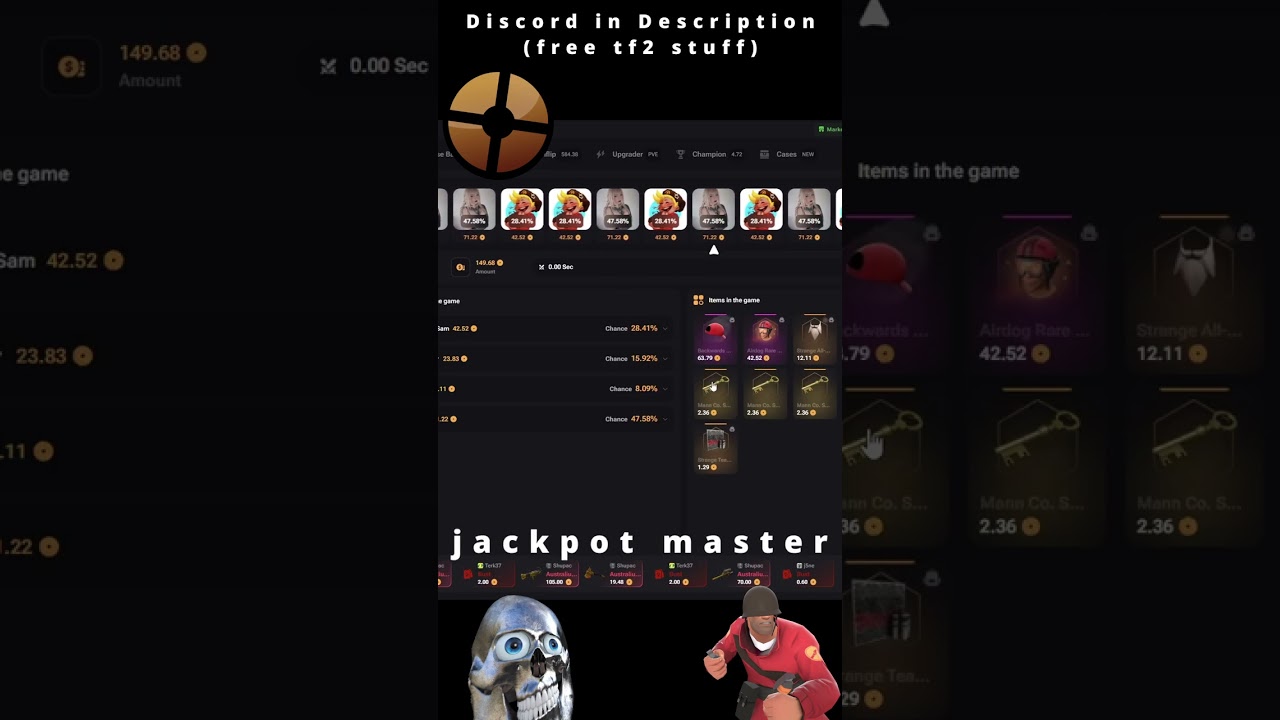 I am the jackpot master #tf2 #gambling