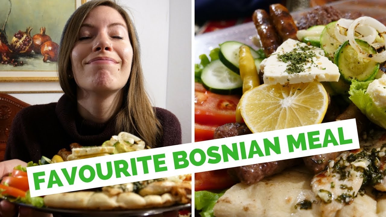 Best Ćevapi in Mostar 🍖 Bosnian Food Feast 🍰 Tima-Irma Mixed Grill, Bosnian Sausage & Ružica Dessert