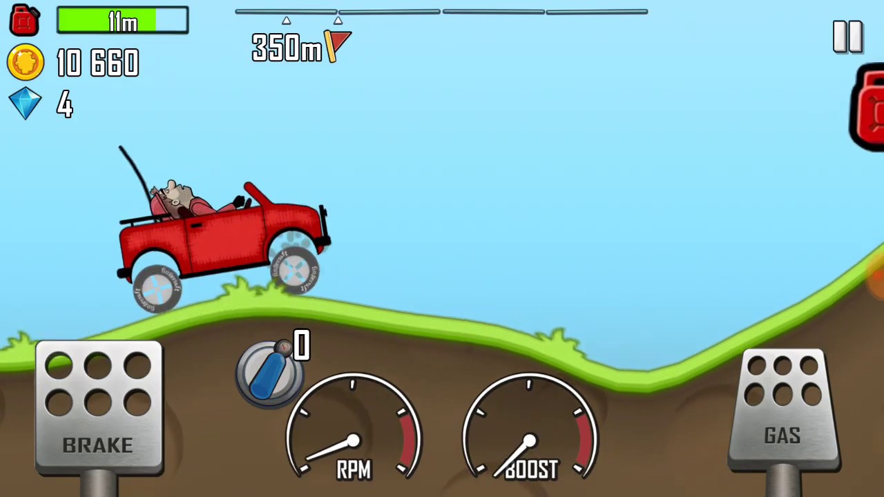 Hill Climb Racing Gameplay