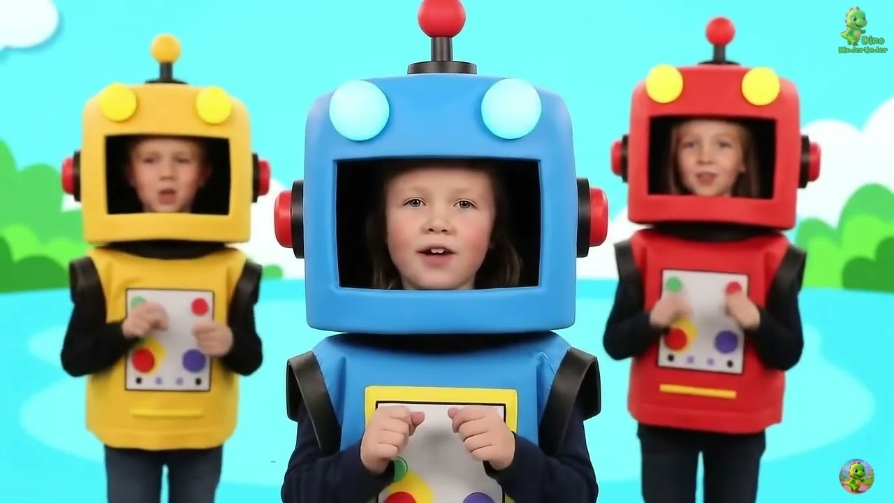 🤖 Ich bin ein Roboter - Das Tanzlied | Dino Kinderlieder