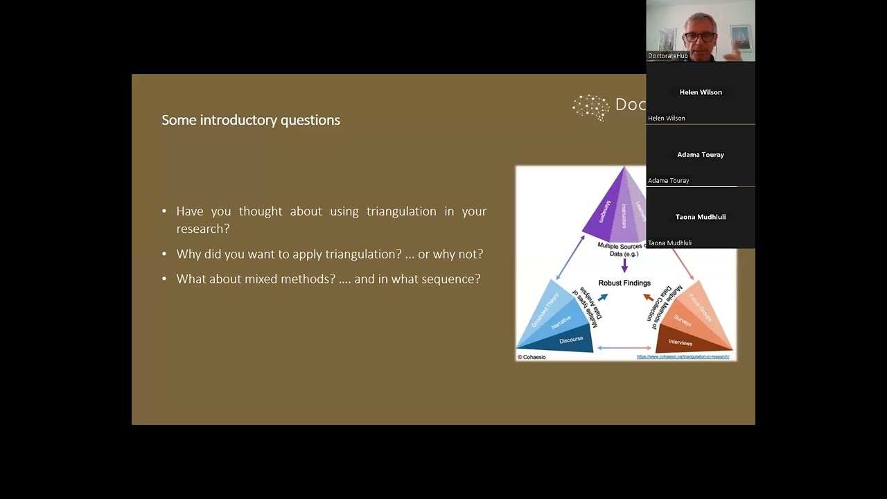 Webinar series: triangulation in Research July 2023