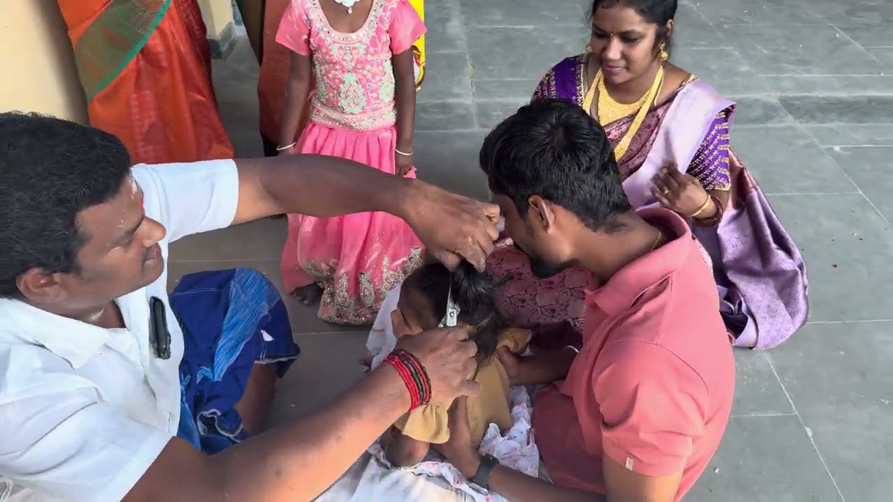 Thaimaman ❤️ Kathu Kuthu function Akka Ponnu Ku First Motta 🥰  #thaimaman #cute #family