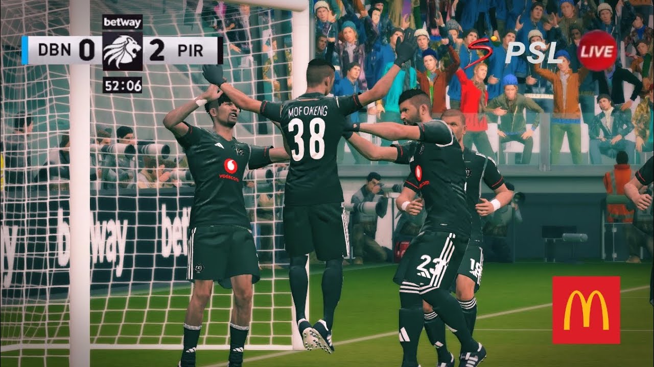 Durban City vs Orlando Pirates [Goals Highlights| Pes 2017 Betway Premiership 2025/26| PC Gaming 
