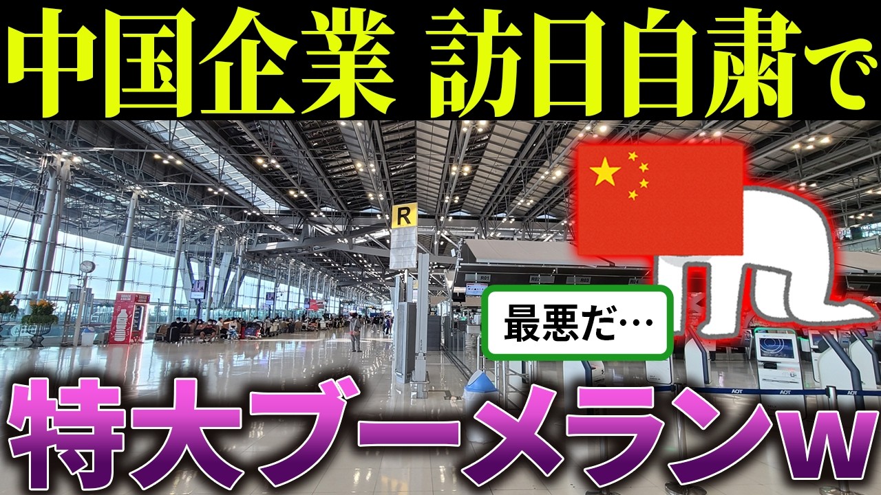 【実話】中国「日本は禁止！」&rarr;結果、中国企業だけ大損害を受けてしまうwww【海外の反応・ゆっくり解説】