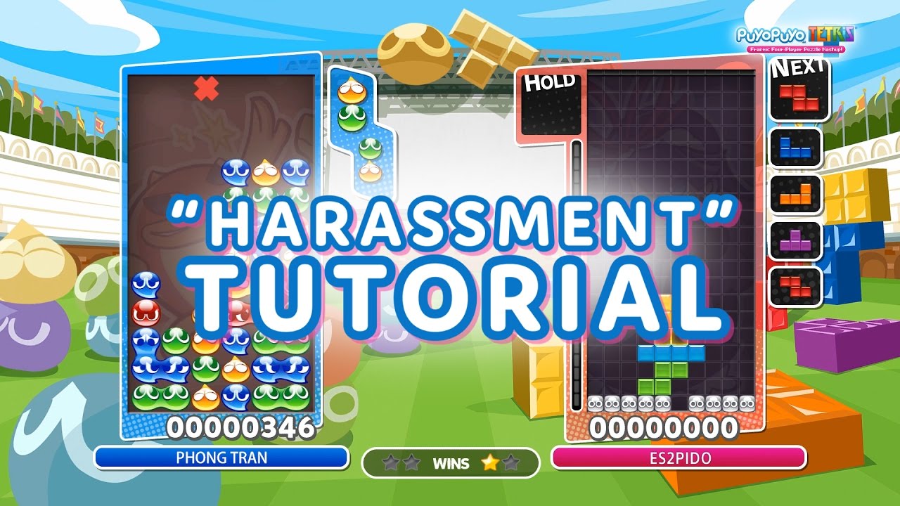 Puyo Puyo Tetris: “Harassment” Tutorial