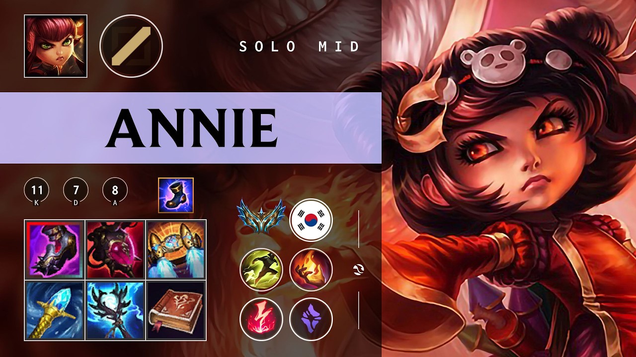 Annie Mid vs Zoe - KR Challenger Patch 26.04