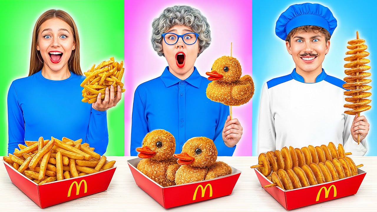 Кулинарный Челлендж: Я против Бабушки | Веселые Идеи с Едой от Multi DO Challenge