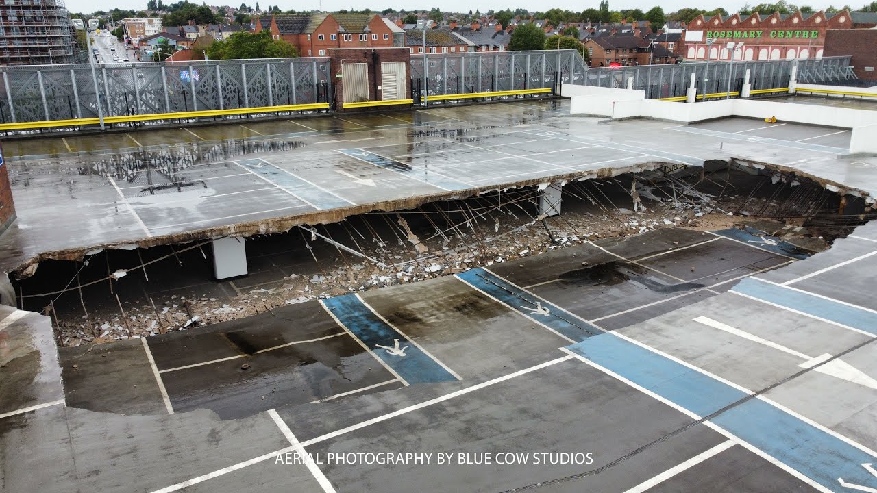 Mansfield Car Park Collapse: Shops forced to shut after car park deck collapse