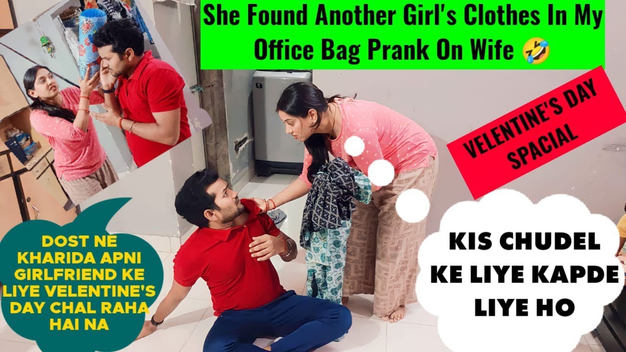 Komal Ko Mila Dusari Ladki Ke Kapde 👗😱 Mere Office Bag Mein 🤣#Prank Video || Komaldev