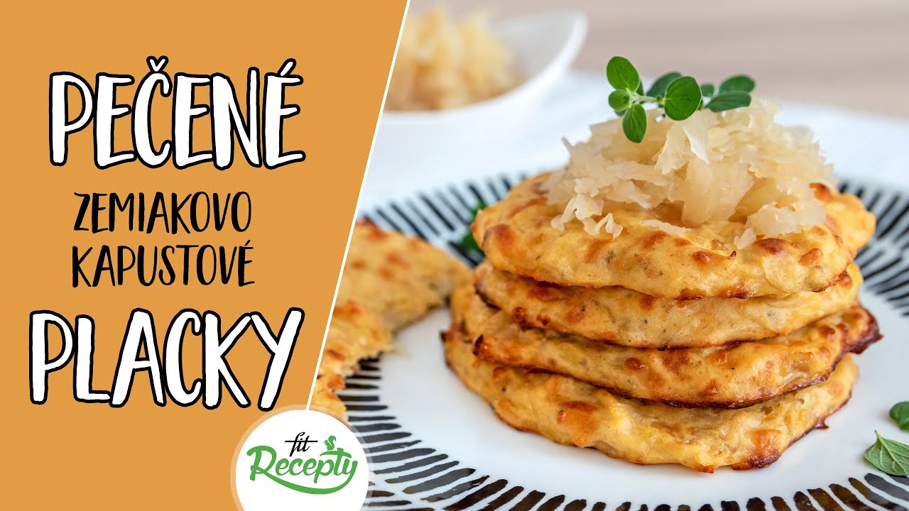 Fantastické pečené zemiakové placky s kyslou kapustou