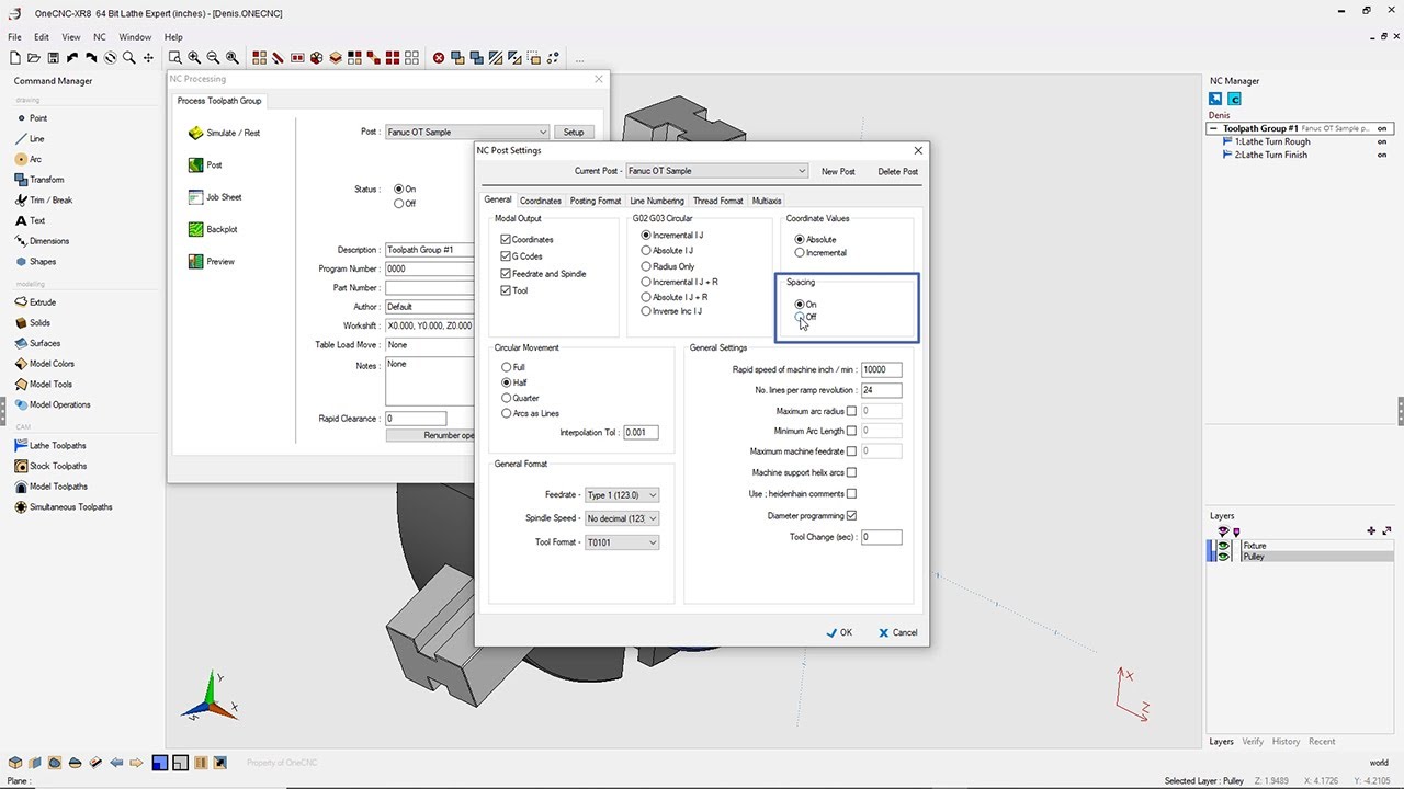 OneCNC Post Processors - Video 3 of 3