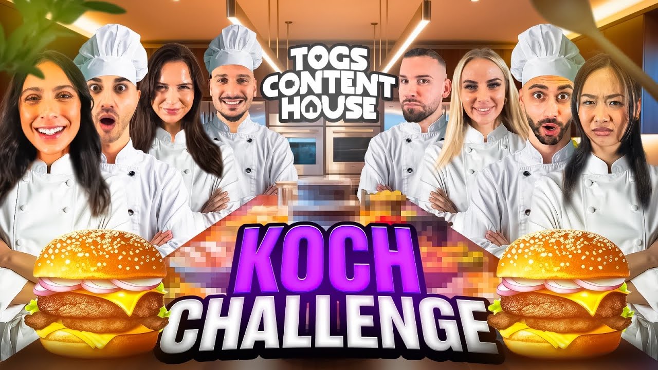 3 GERICHTE IN 60MINUTEN?!😰🥘I TOGS CONTENT HAUS KOCH CHALLENGE👨‍🍳 I Die Togs