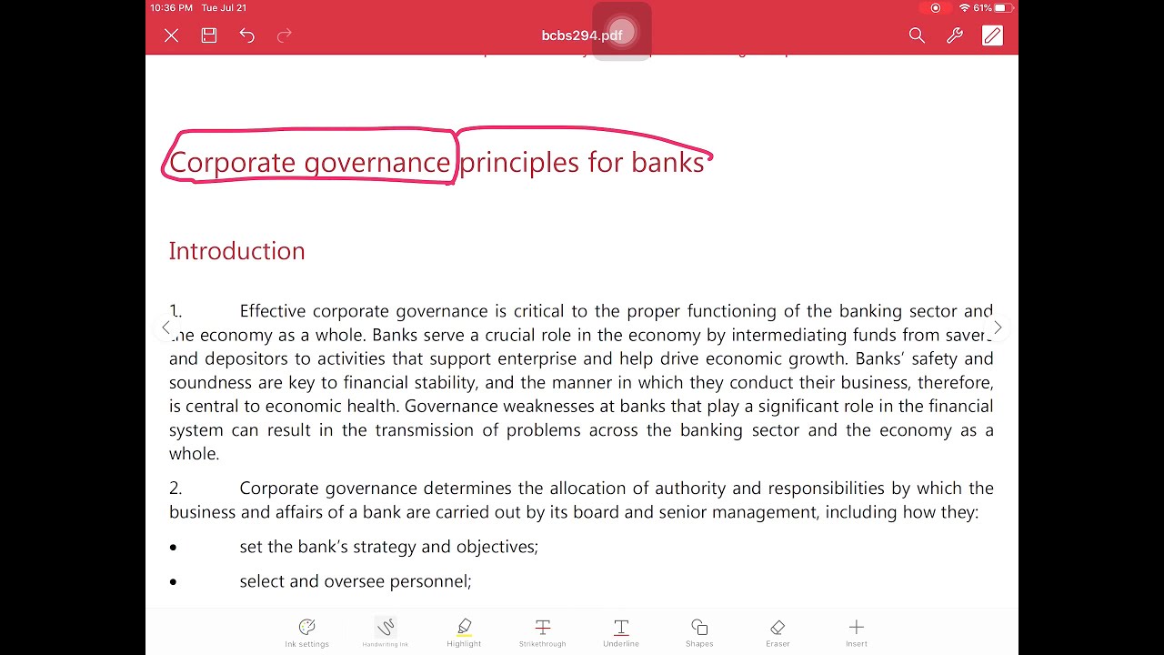 Corporate Governance in Banking by Pradip Khatiwada