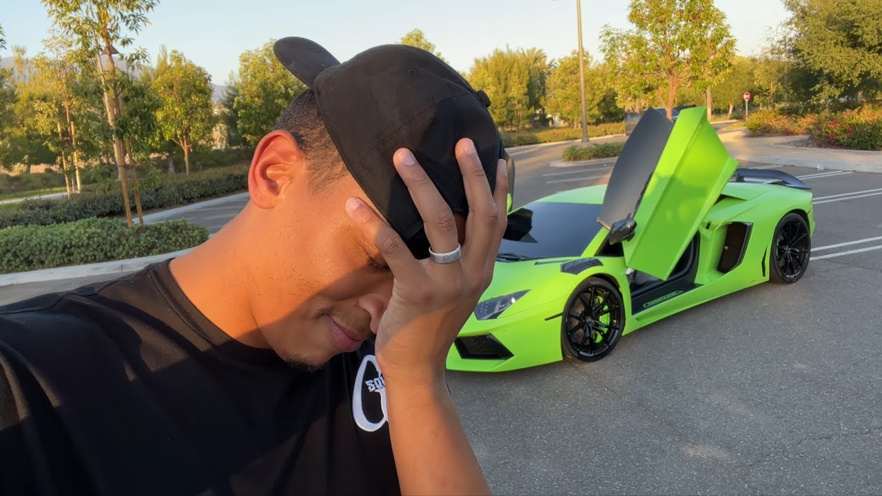 Almost Crashed My Lamborghini Aventador On The First Drive Back Home!