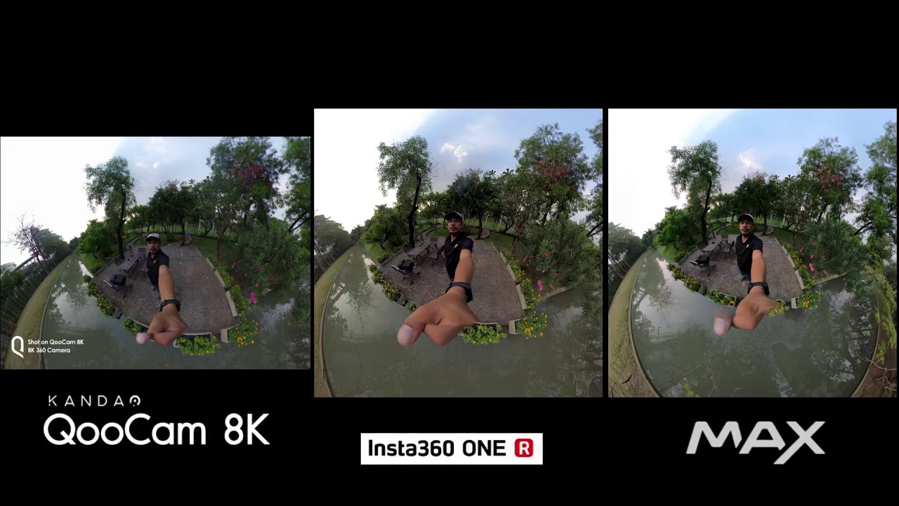 Camera 360 compare : GoPro Max vs insta 360 oneR vs Qoocam 8k