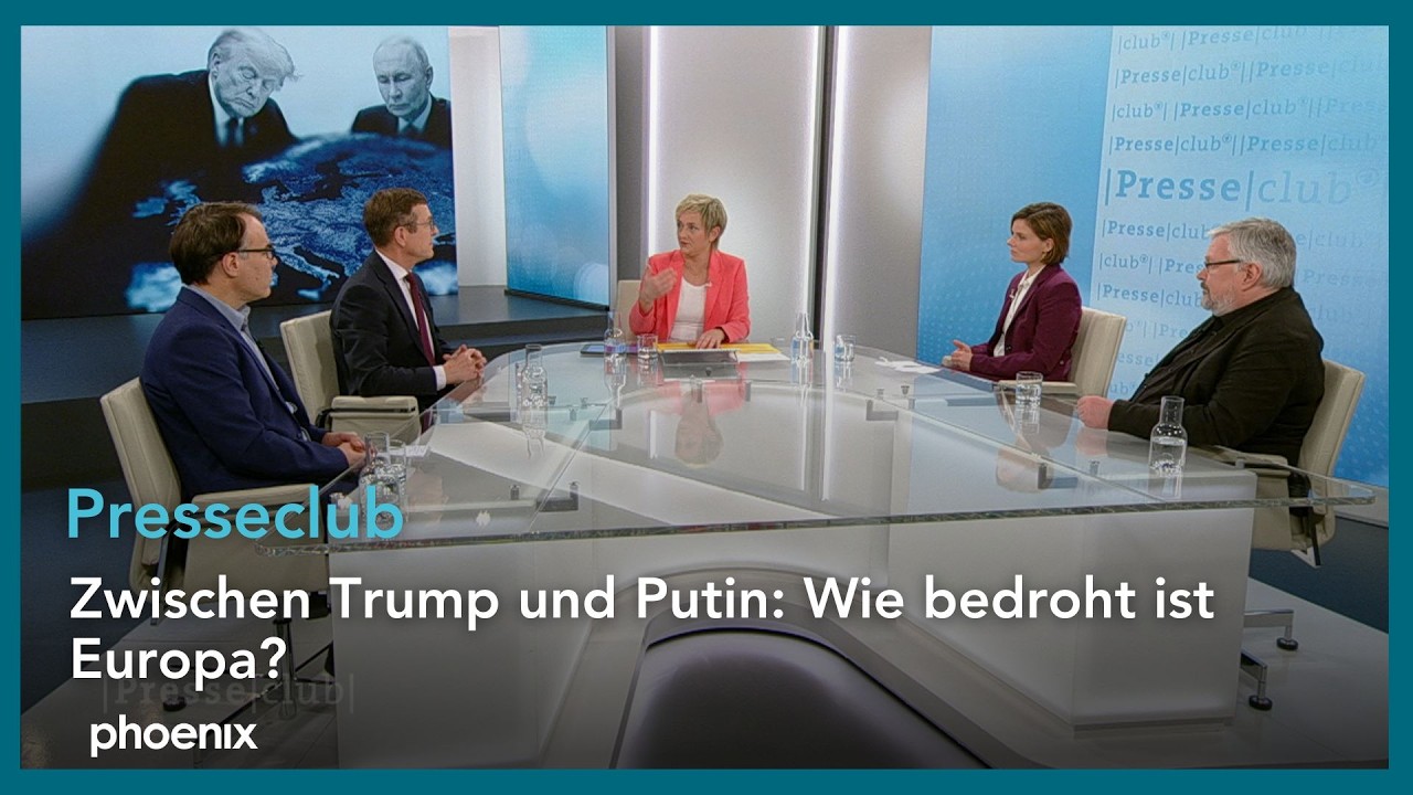 Presseclub: Zwischen Trump und Putin – Wie bedroht ist Europa? | 15.02.26